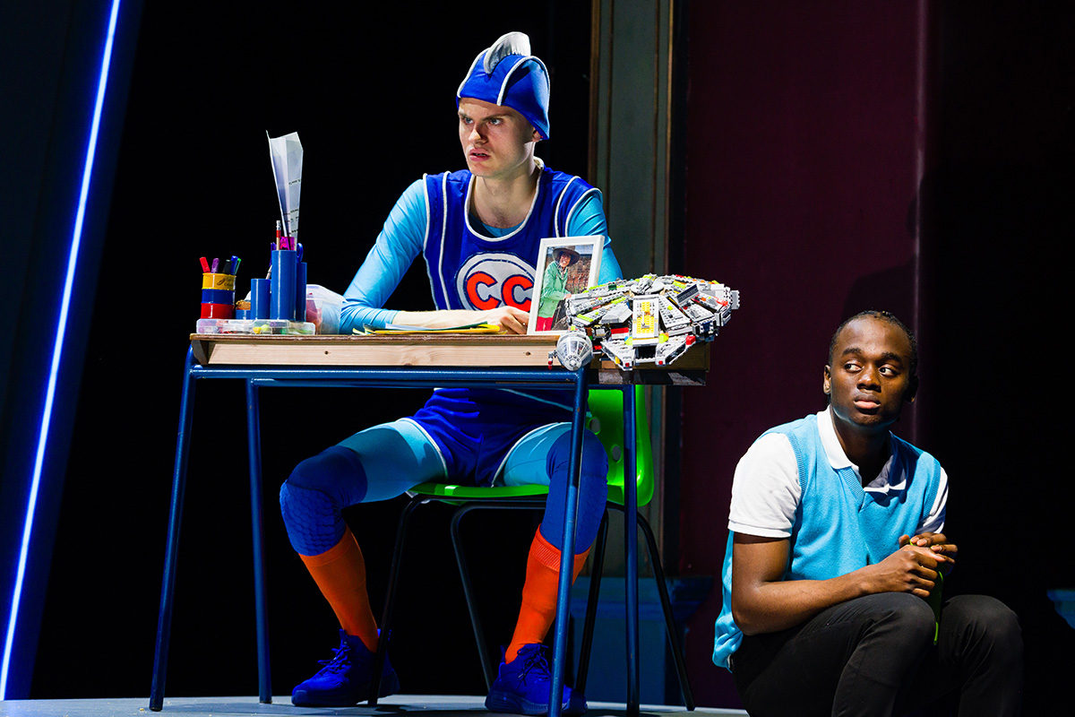 Ciaran O’breen as Captain Chatter and Hilson Agbangbe as Sonny Ciaran O’breen as Captain Chatter and Hilson Agbangbe as Sonny